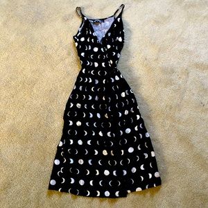 DISTURBIA moon wrap gothic summer dress
